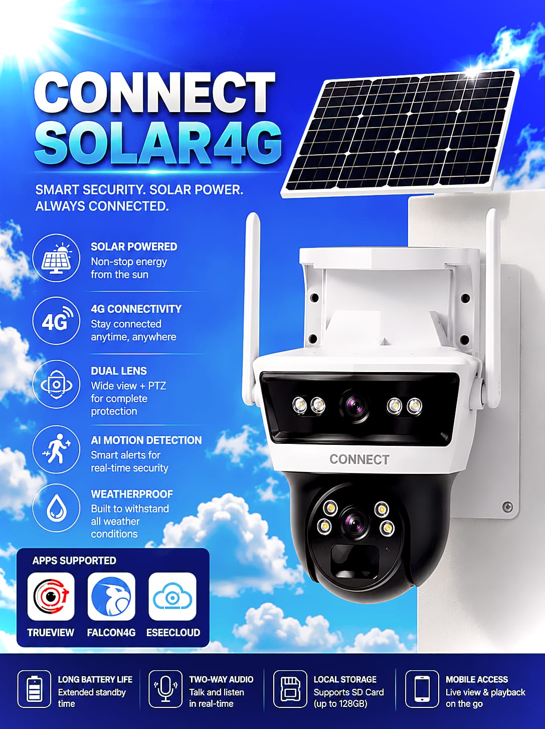 CONNECT SOLAR 4G CAMERA