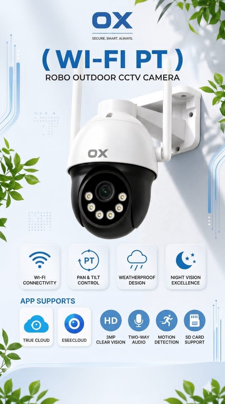 OX 3MP SINGLE LENS PT