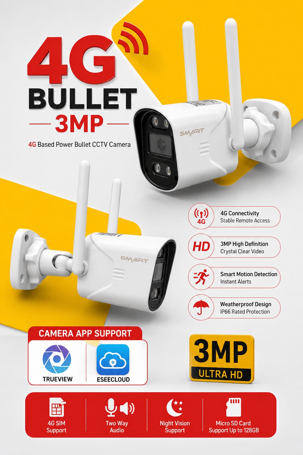 SMART 4G BULLET 3MP
