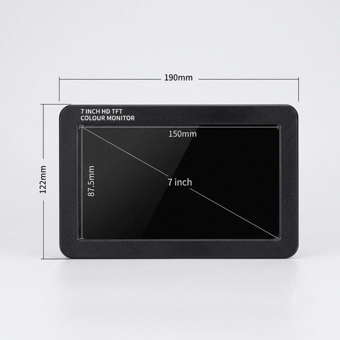 7 INCH HD TFT COLOUR MONITOR