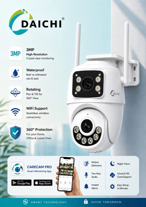 DAICHI 3MP WIFI-LINKAGE CAMERA