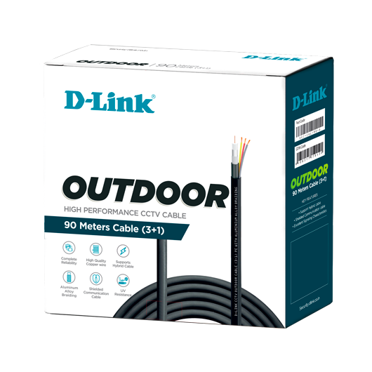 D LINK 3+1 90 MTRS OUTDOOR CABLE