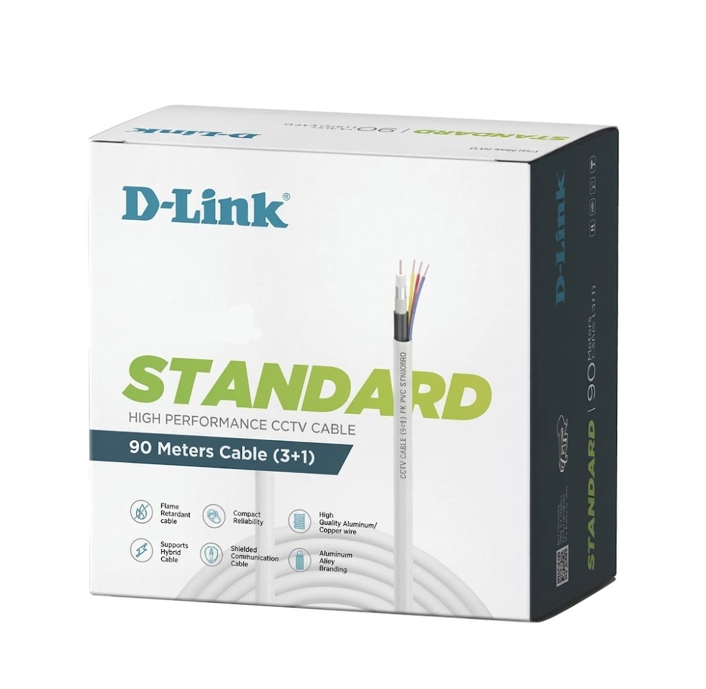 D LINK 3+1 90MTRS STANDARD CABLE