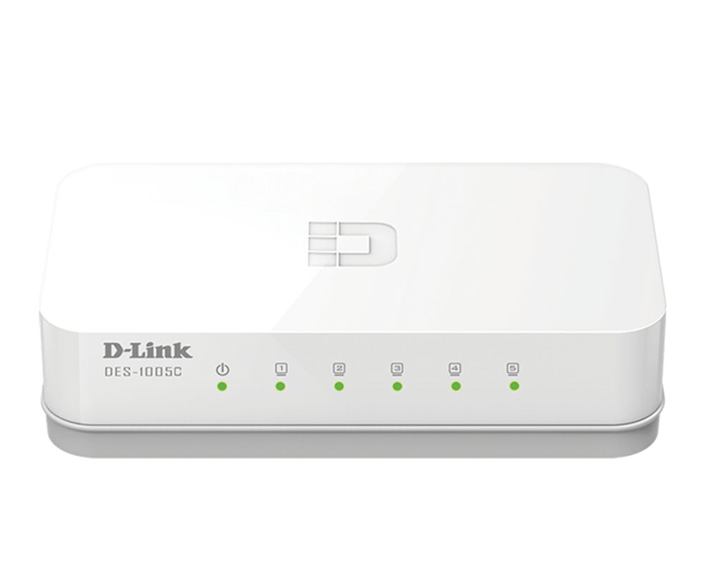 D LINK 5 PORT DESKTOP SWITCH (DES-1005C)