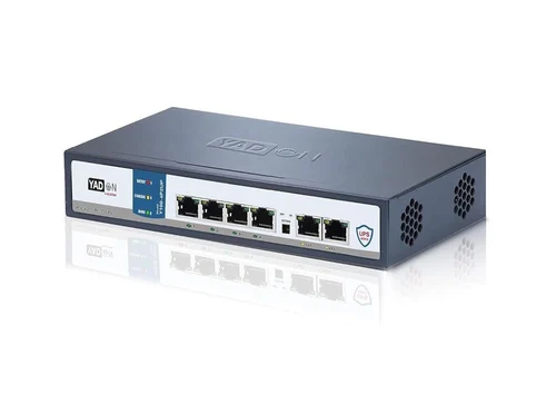 4 PORT POE & 2UP LINK SWITCH WITH UPS (Y100-4P2UP/B)