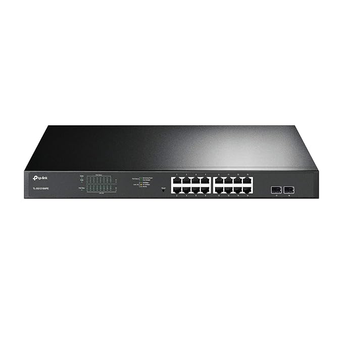 TP LINK 16PORT GIGA POE (SG1218MPE) + 2 SFP
