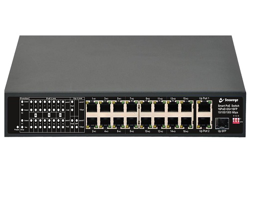 SECUREYE 16 PORT POE FULLGIGA+2GIGA+1SFC (16GE-2UG-1UF-300W-NB)