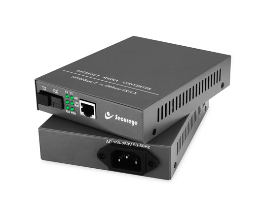 SECUREYE MEDIA CONVERTER 10/100 PAIR (SMP-S-SMSF-FE)