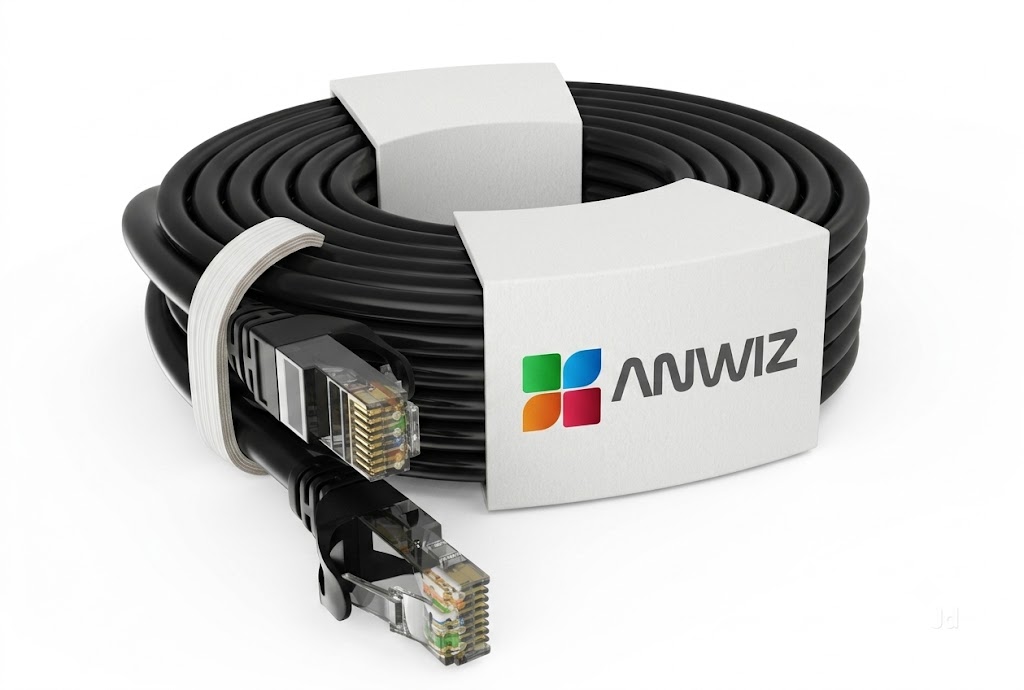ANWIZ CAT6 BLACK COPPER CABEL
